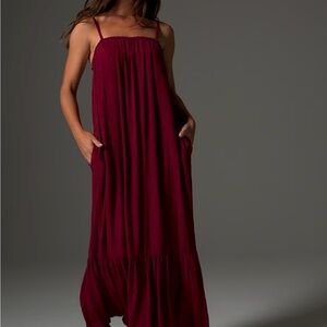 Soma Burgundy Maxi Dress